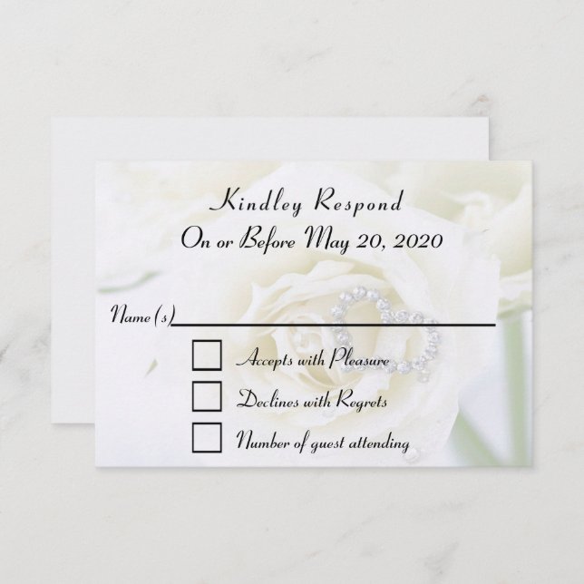 Jubiläumsfeier RSVP Card Einladung (Vorne/Hinten)