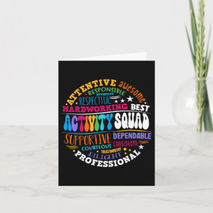 Jubiläumsfeier von Istant Team Professionals Woche Karte