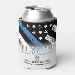 Jubiläumsflagge der Polizei Dosenkühler