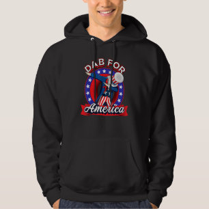 Jubiläumsfrauen betäuben Uncle Sam 4. Juli Männer Hoodie