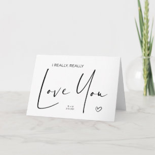 Jubiläumsgeschenk für die Liebe des Ehemanns Karte