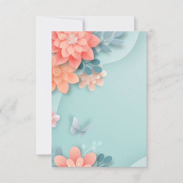 Jubiläumskarte Dankeskarte (Rückseite)