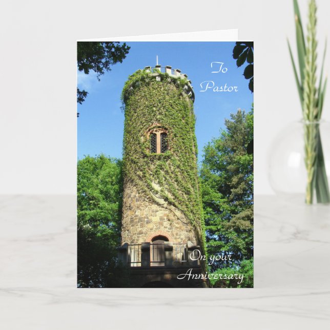 Jubiläumskarte des Pastors Karte (Vorderseite)