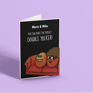 Jubiläumskarte Funny Eggs Karte