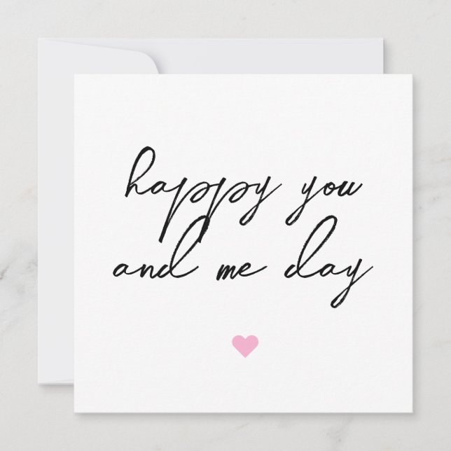 Jubiläumskarte für Ehemann | Boyfriend | EHEFRAU Feiertagskarte (Vorderseite)