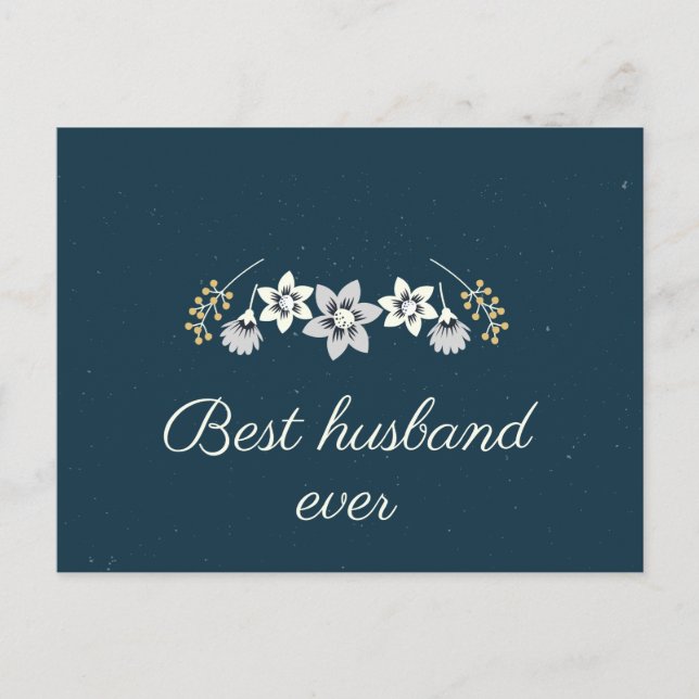 Jubiläumskarte für ihn feiertagspostkarte (Vorderseite)