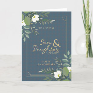 Jubiläumskarte für Sohn und Tochter Karte