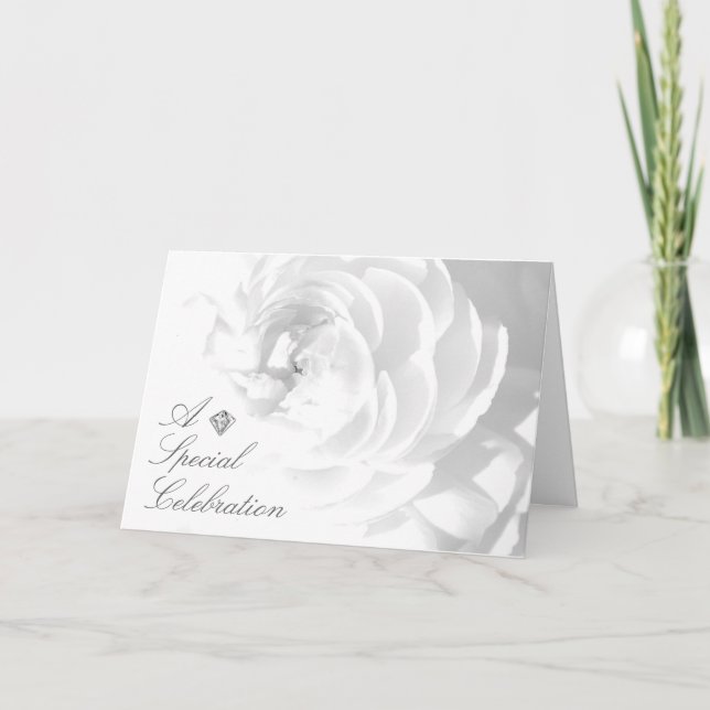 Jubiläumskarte für zehn Jahre Karte (Vorderseite)