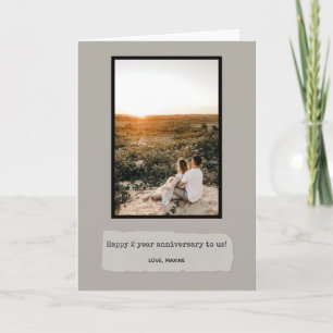 Jubiläumskarte in der Liebe Karte