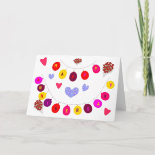 Jubiläumskarte Jahr für Jahr Karte