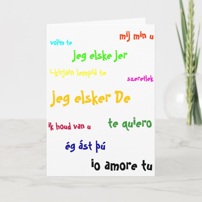 Jubiläumskarte Karte (Vorderseite)