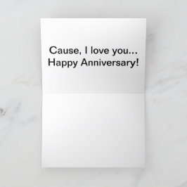 Jubiläumskarte von ihm zu ihrem Alpaka Dankeskarte