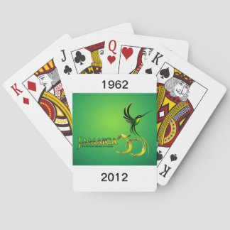 Jubiläumskarten für Jamaika Spielkarten