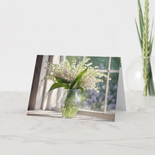 Jubiläumslilie des Tales Bouquet Karte (Vorderseite)