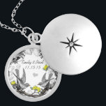Jubiläumsnecklace zum Hochzeitstag Vintager Gelber Versilberte Kette<br><div class="desc">Keepake Necklaces wählen Sie entweder Silber Platin oder Sterling Silver</div>