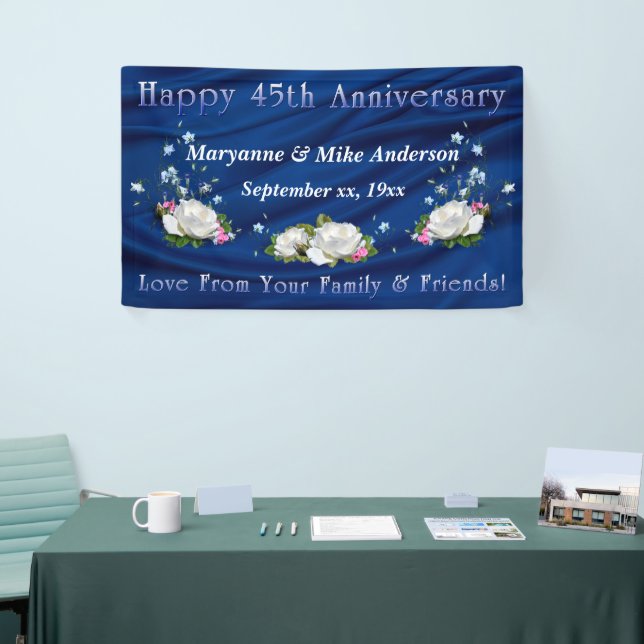 Jubiläumsrosen und Sapphire Banner (Messeveranstaltung)
