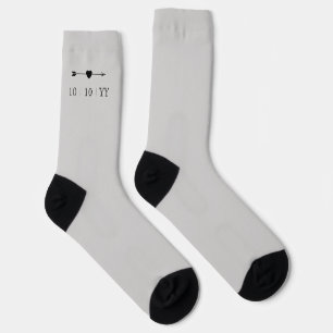 Jubiläumssocken   Grau Socken