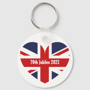 Jubilee 2022 Britische Flagge Schlüsselanhänger