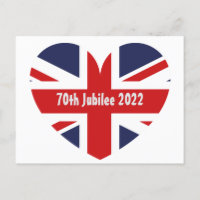 Jubilee 2022 England Flag Postcard