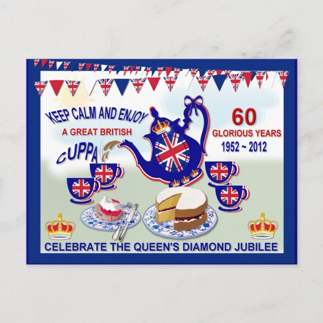 Jubilee Celebration Tee ~ Postcard Postkarte (Vorderseite)