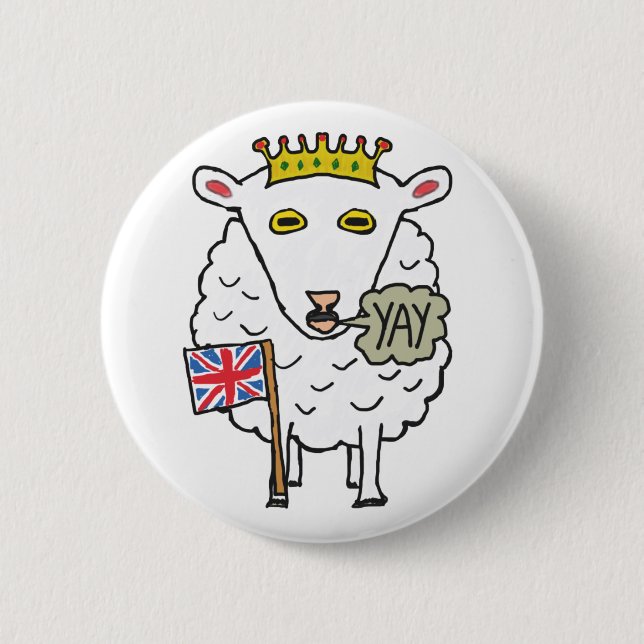Jubilee Royal Sheep Button (Vorderseite)