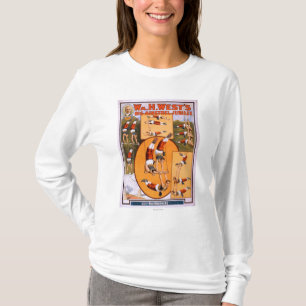 JubileeGymnasts der Minnesänger des Westens großes T-Shirt