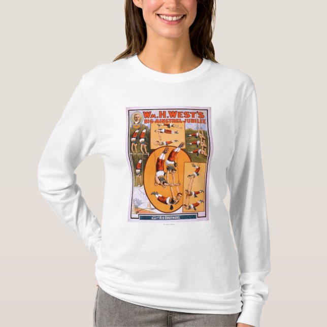 JubileeGymnasts der Minnesänger des Westens großes T-Shirt (Vorderseite)