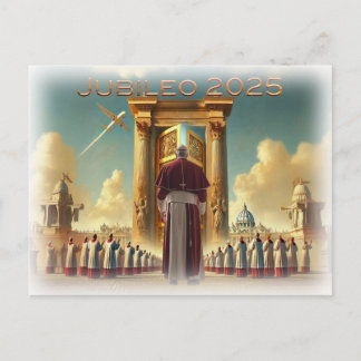 Jubileo 2025 Vaticano, recuerdo viaje Idee regalo. Postkarte
