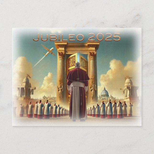 Jubileo 2025 Vaticano, recuerdo viaje Idee regalo. Postkarte (Vorderseite)