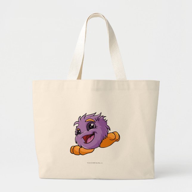JubJub lila Jumbo Stoffbeutel (Vorne)