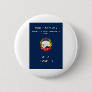 Juche Emblem DPRK Nordkorea sozialistischer Button