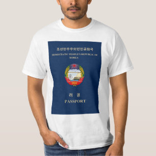 Juche Flagge DPRK Nordkorea sozialistischer T-Shirt