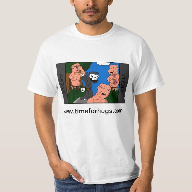 Juckender Fighting T-Shirt (Vorderseite)