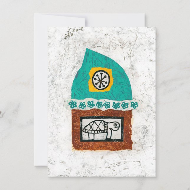 Juckreiz für eine Grußkarte Karte (Vorderseite)