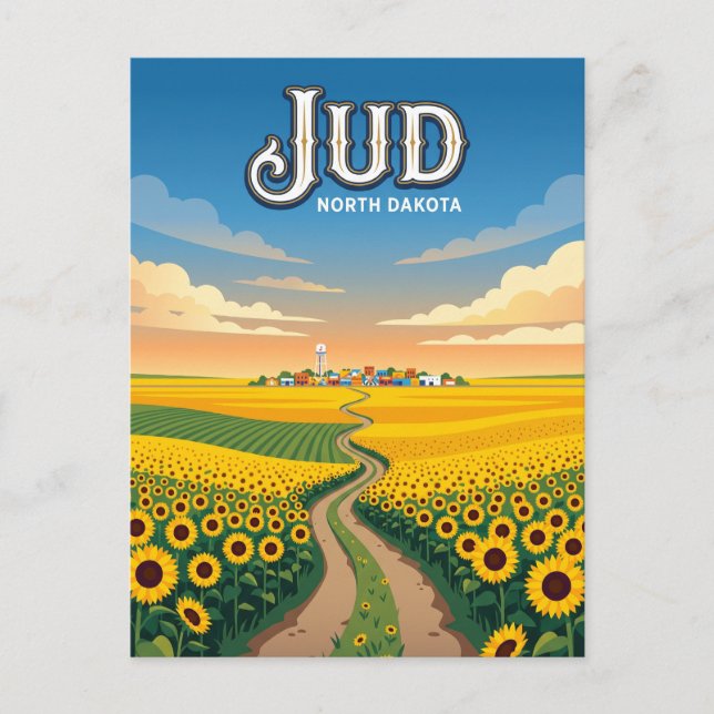 Jud USA Postkarte (Vorderseite)