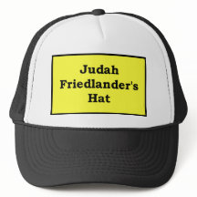 Judah Friedlanders Hut, gelb