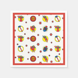 Judah Maccabee Fun Hanukkah Party Serviette