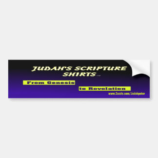 Judahs Scripture-Shirts Autoaufkleber