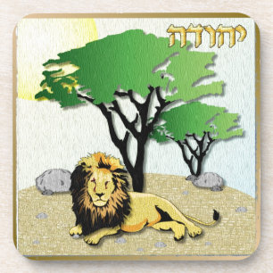 Judaica 12 Stämme Israels Juda Untersetzer