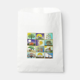 Judaica 12 Tribes of Israel Art Print Geschenktütchen