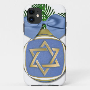 Judaica Chanukka Davidstern Ornamentendruck Case-Mate iPhone Hülle