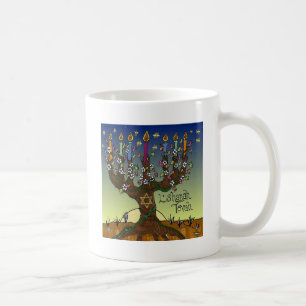 Judaica L'shanah Tovah Baum Des Lebens Geschenke B Tasse