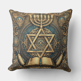 Judaica traditionell gestaltetes Dekorativkissen Kissen