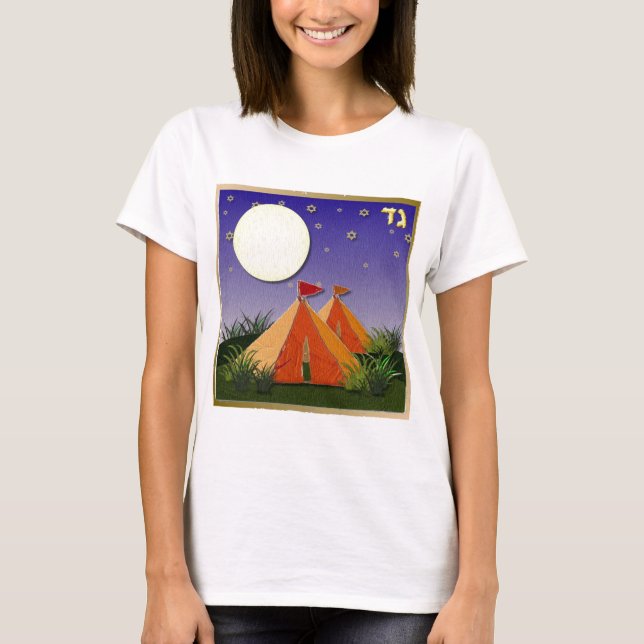 Judaika 12 israelische Stämme T-Shirt (Vorderseite)