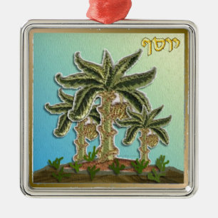 Judaika 12 Stämme Israels Joseph Silbernes Ornament