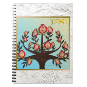 Judaika 12 Stämme Israels Reuben Notizblock