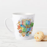 Judaika - Chanukah Latte Tasse - Software<br><div class="desc">Judaika Geschenke - Hanukah Kaffeemugs - Latte Tasse - Jüdische Feiertage - Hanukkah Geschenke - Gäste & Familie</div>