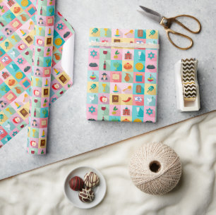 Judaika Geschenkpapier - Jüdische Weihnachtsgesche