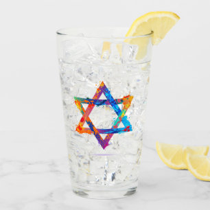 Judaika - Gläser trinken - Jüdische Sterne - Gesch