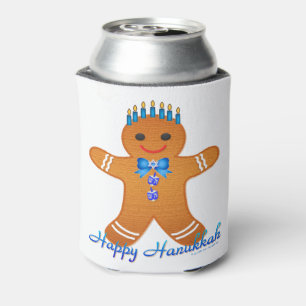 Judaika Hanukkah Gingerbread Man Menorah Dosenkühler